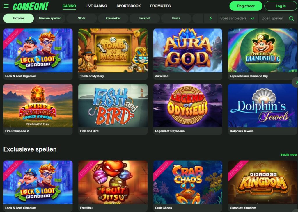 Comeon casino nederland