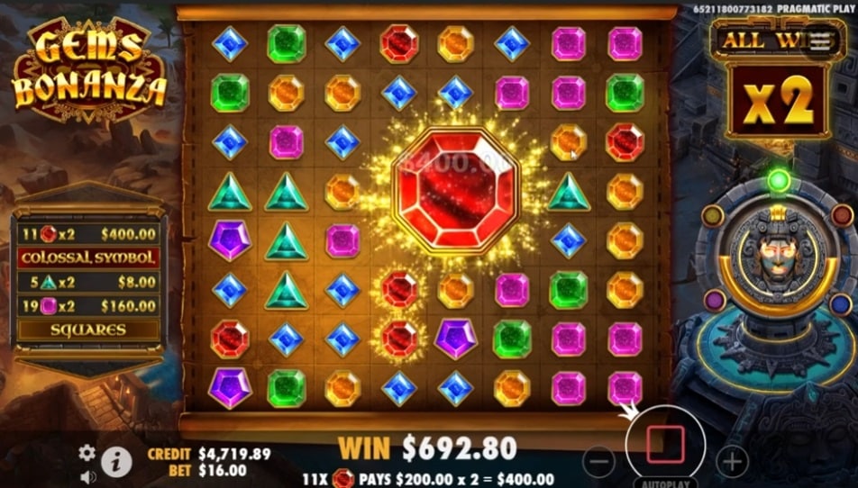 gems bonanza demo