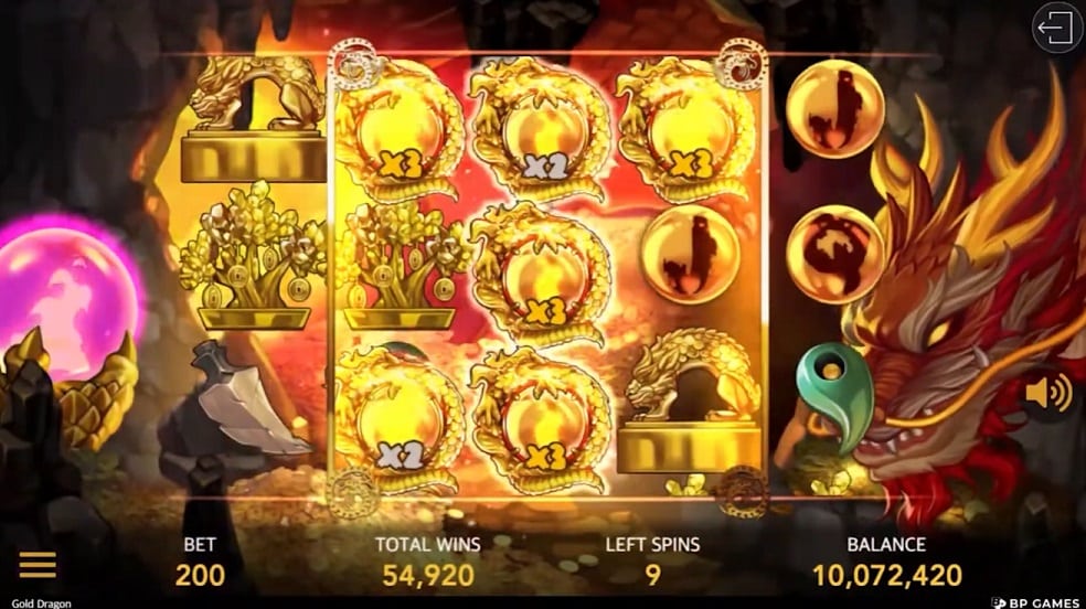 gold dragon demo