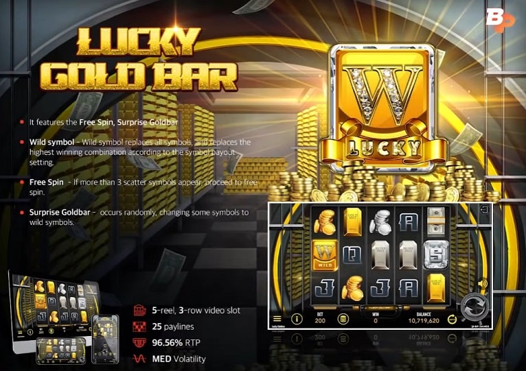 lucky gold bar demo