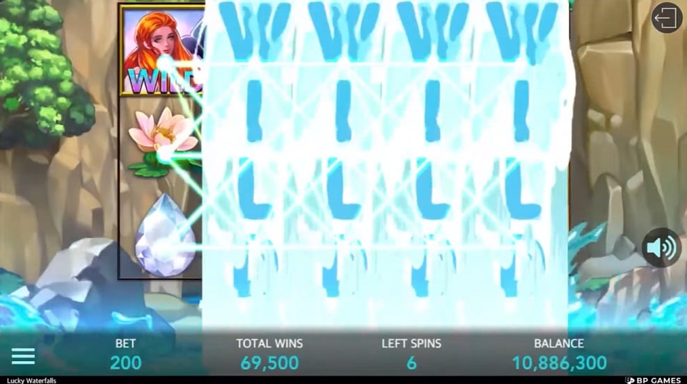 lucky water falls
