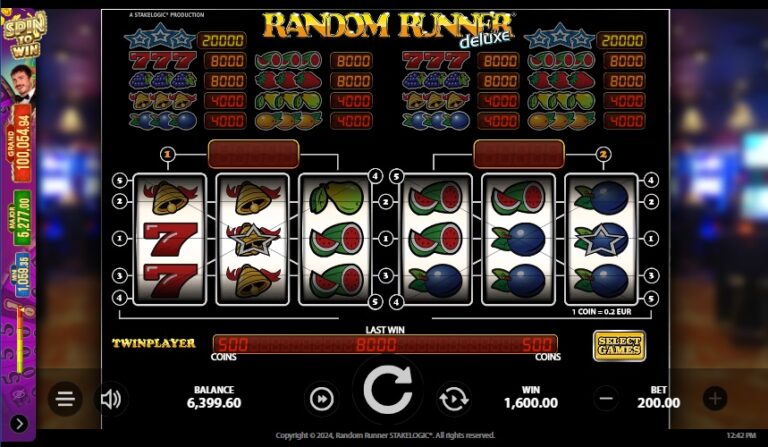 random runner big win