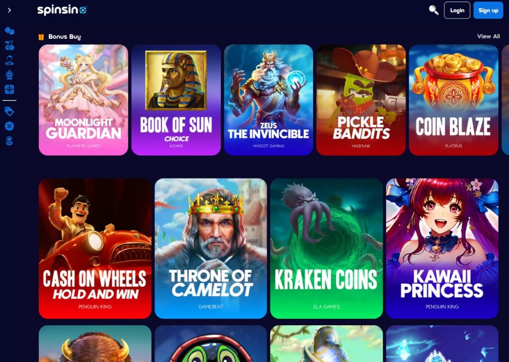 secure Spinsino Casino VIP bonus