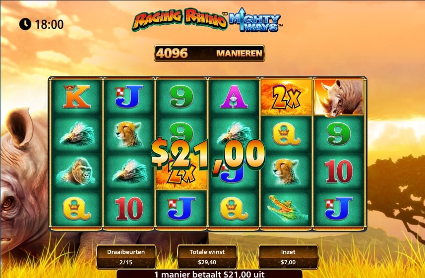 Raging Rhino Mighty Ways Demo