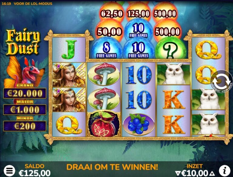 fairy dust gokkast