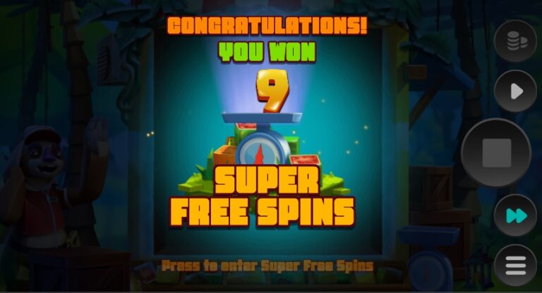 sloth tumble free spins