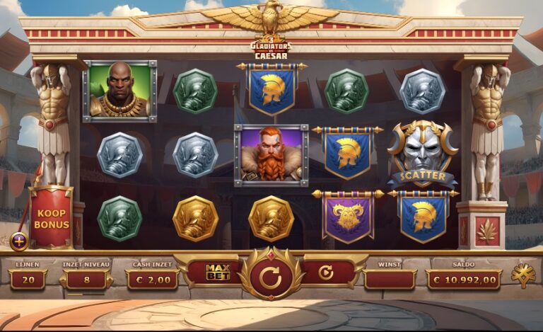 3 gladiators vs caesar gokkast