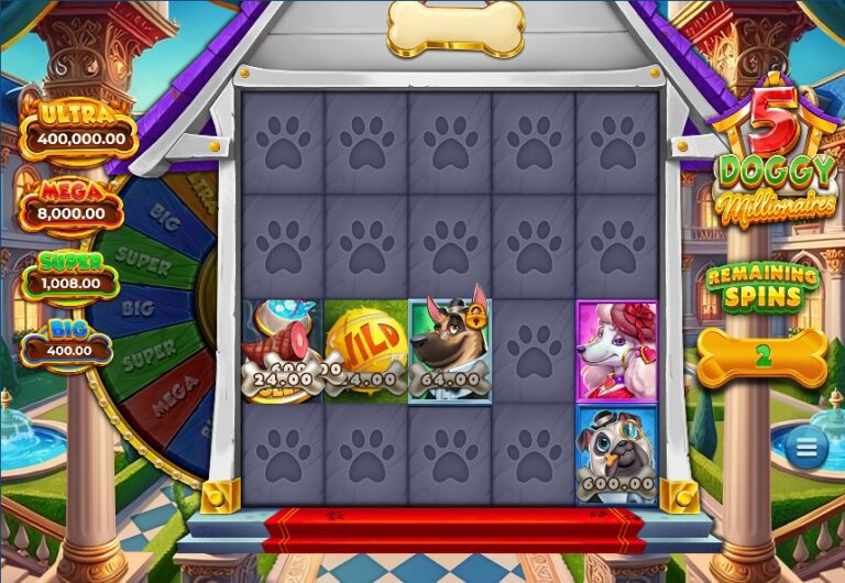 5 doggy millionaires free spins