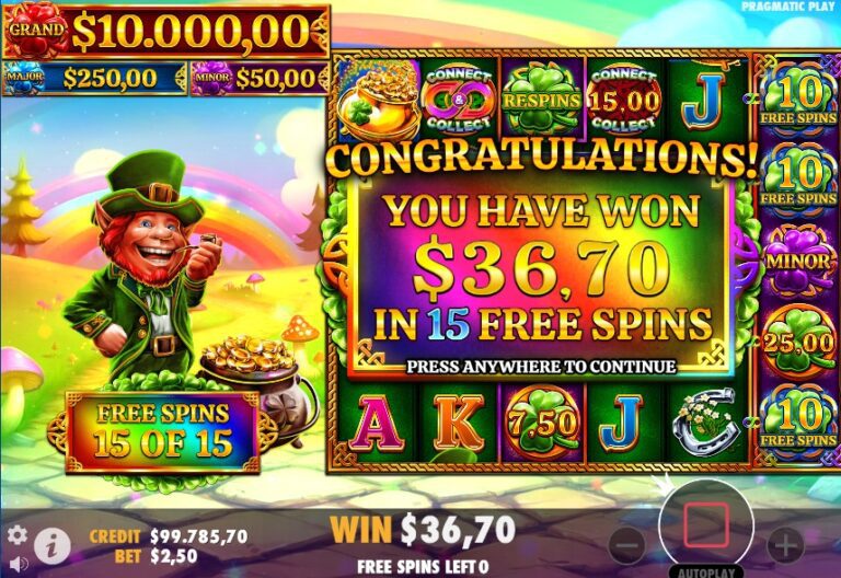 7 Clovers of Fortune bonus