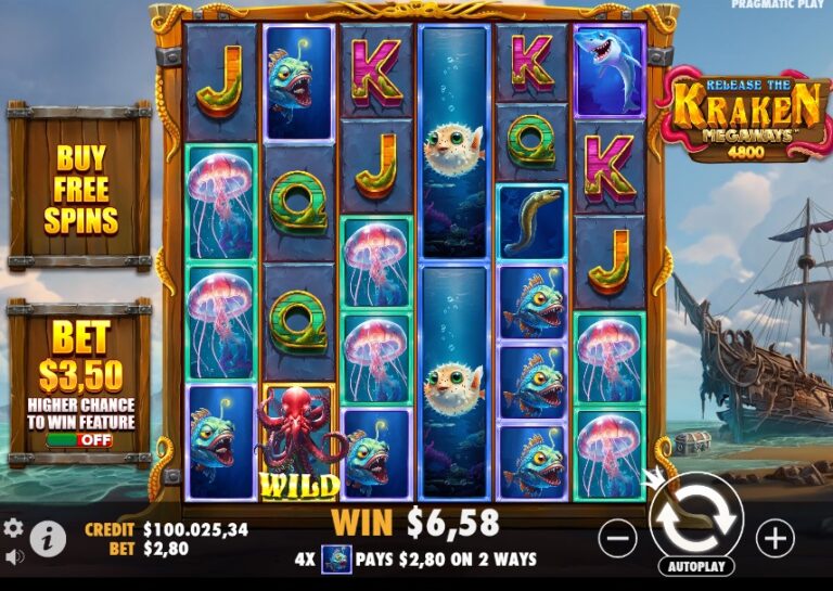 Release the Kraken Megaways demo