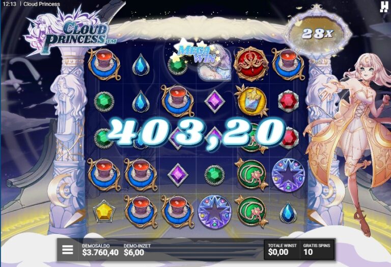 cloud princess free spins