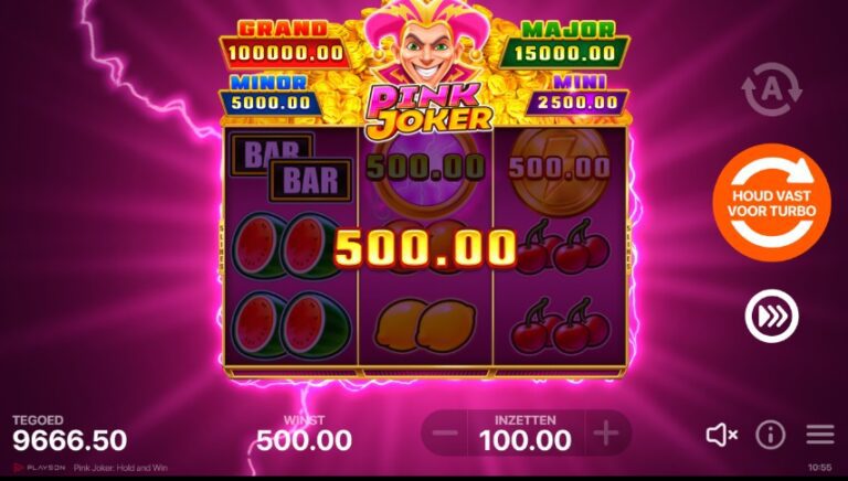 pink joker free spins