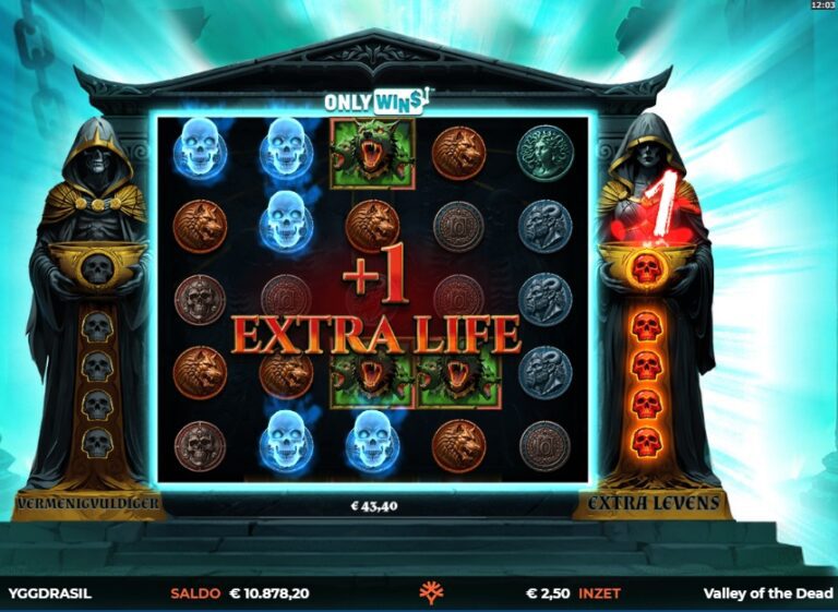 valley of the dead free spins
