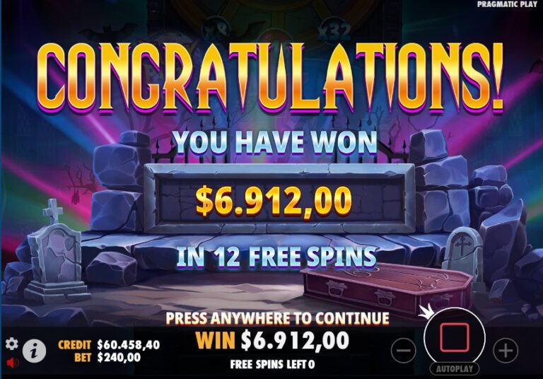 vampy party big win