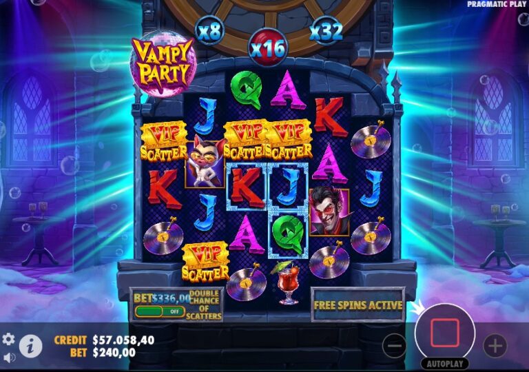vampy party free spins