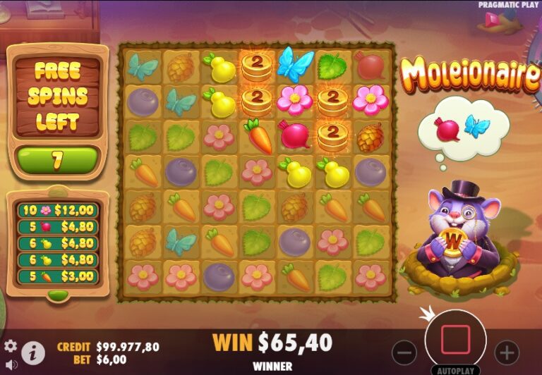 Moleionaire free spins