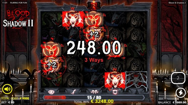 blood and shadow 2 free spins