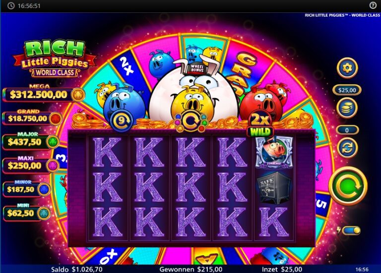 rich little piggies world class big win