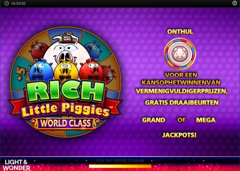 rich little piggies world class demo