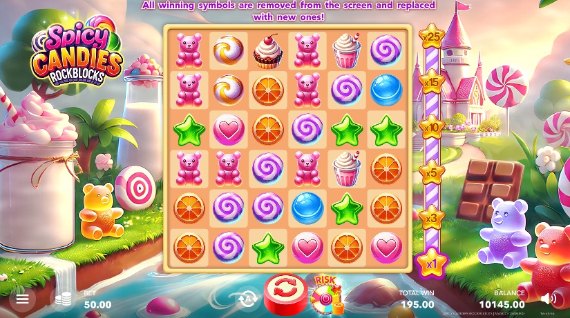 Spicy Candies Rockblocks demo
