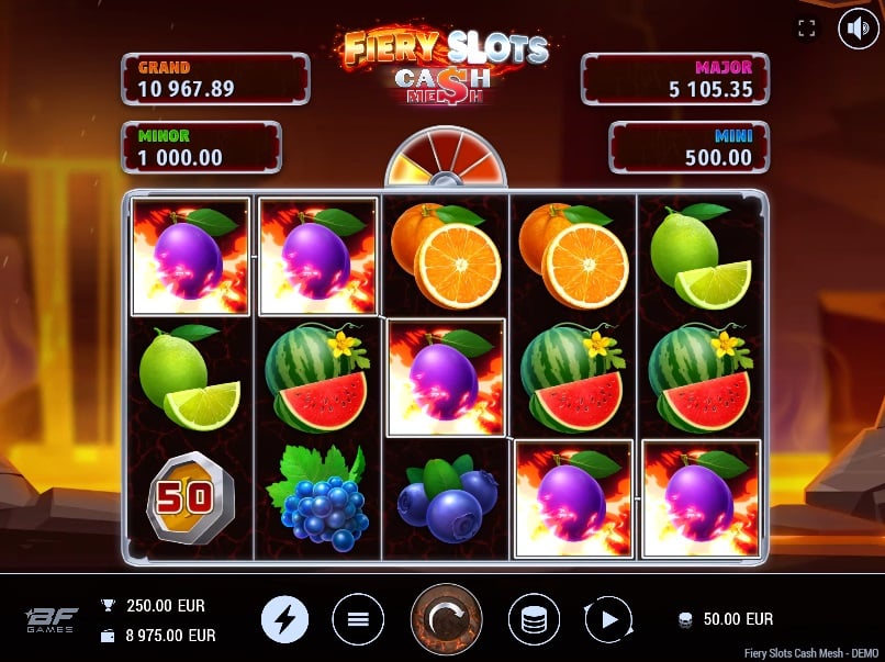 Fiery Slots Cash Mesh demo