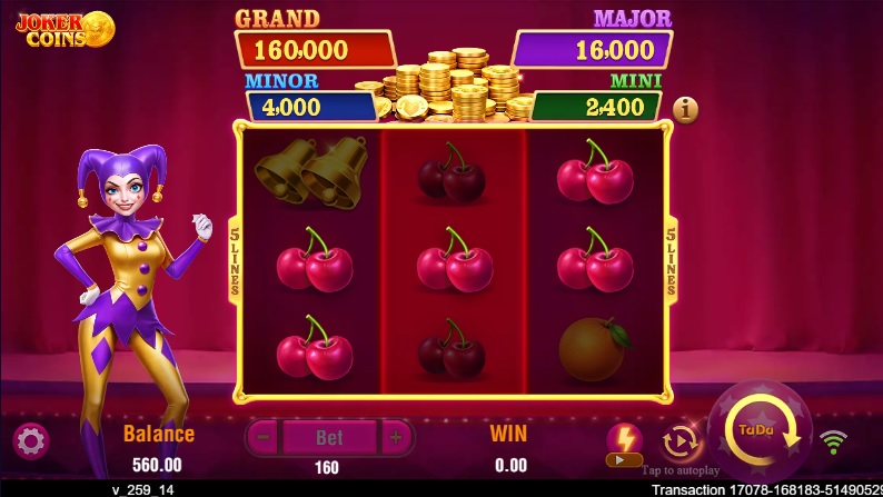 Joker Coins Hit The Cash demo
