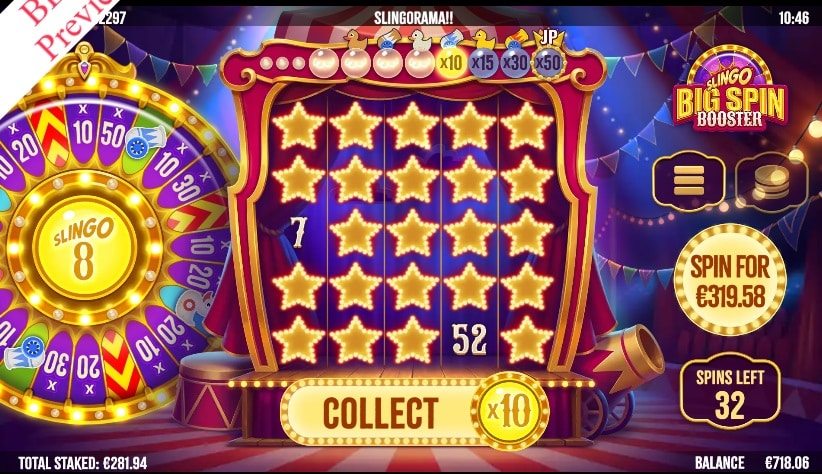 Slingo Big Spin Booster demo