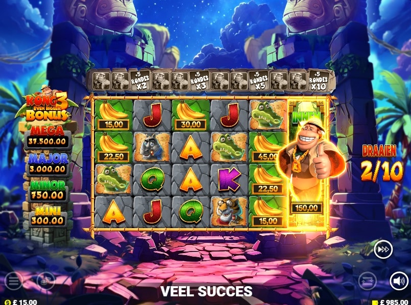 kong 3 even bigger bonus demo