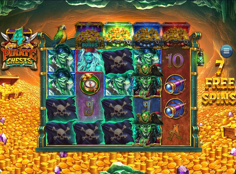4 pirate chests demo