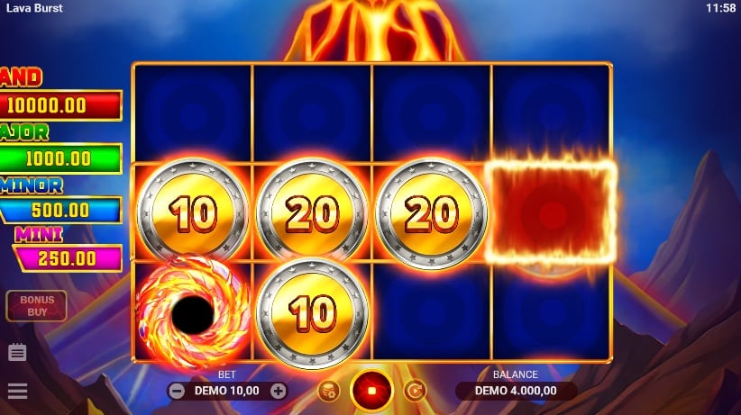 lava burst demo