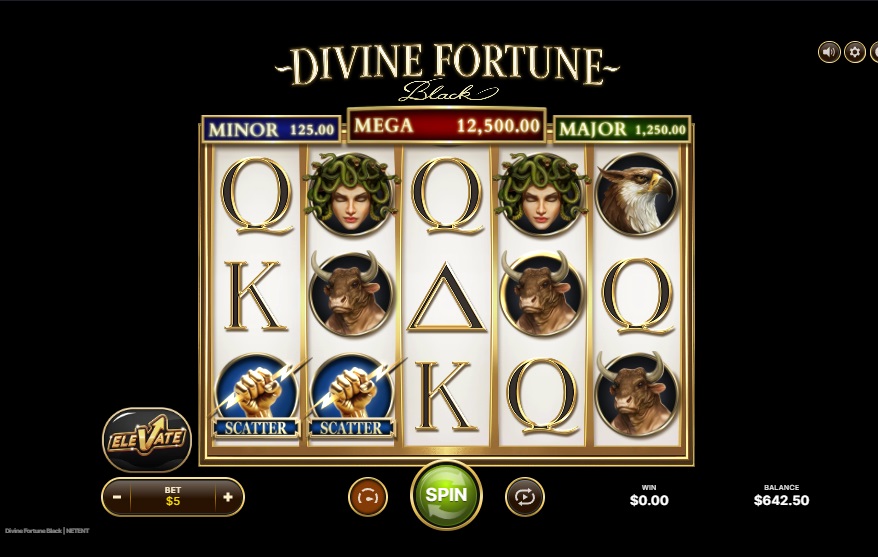 Divine Fortune Black demo