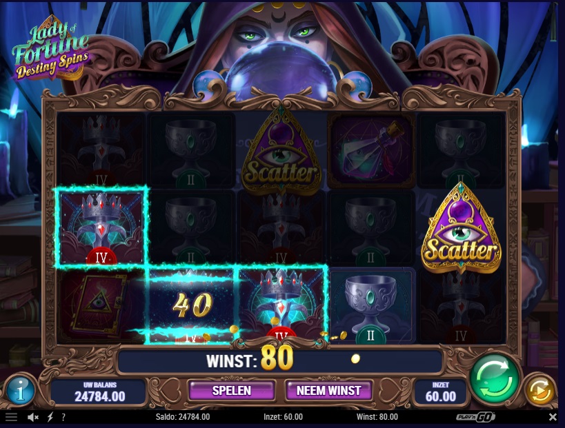 Lady of Fortune Destiny Spins demo