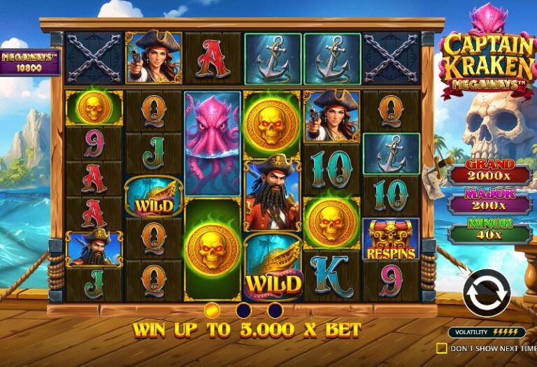 Captain Kraken Megaways demo 1