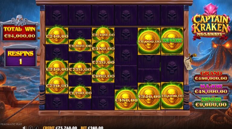 Captain Kraken Megaways demo